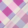 Baumwollsatin Large Gingham | Nerida Hansen – pastellviolett/wollweiss,  thumbnail number 4