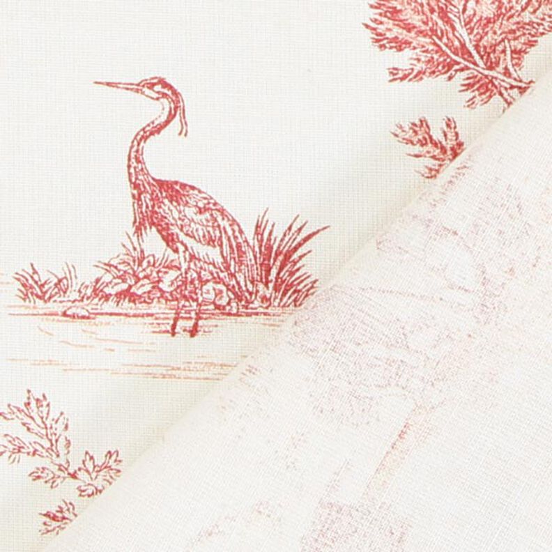 Baumwollstoff kleine Pastorale 280 cm – rot,  image number 3