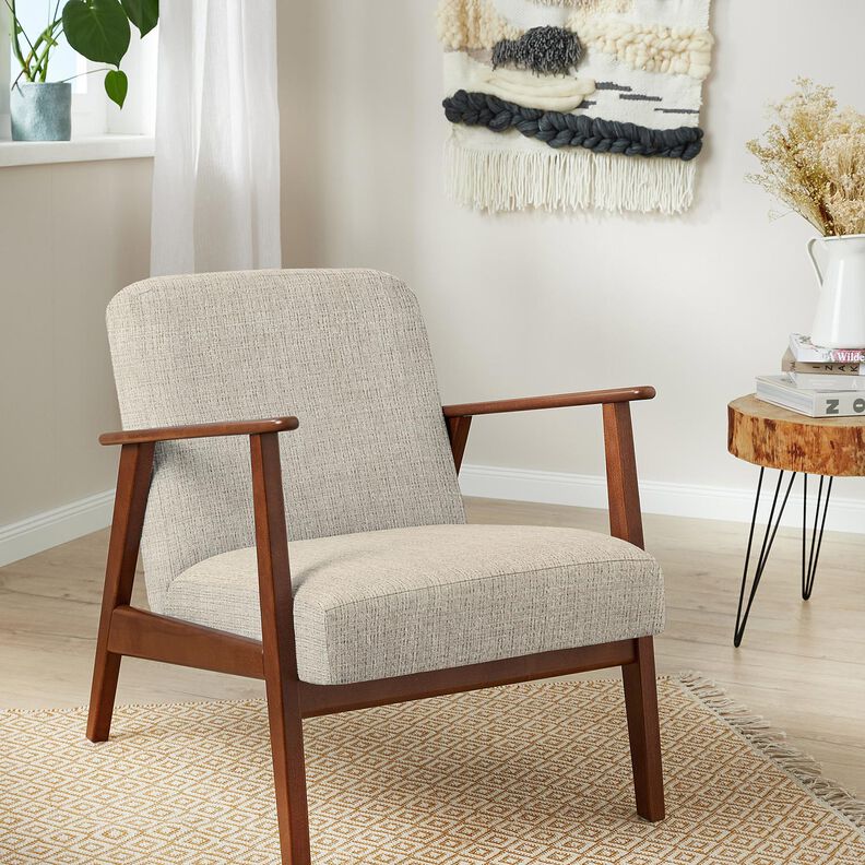 Polsterstoff Chenille Uni – helltaupe,  image number 4