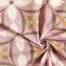 Dekostoff Canvas Stickerei-Look groß – pastellviolett/hellbeige,  thumbnail number 3