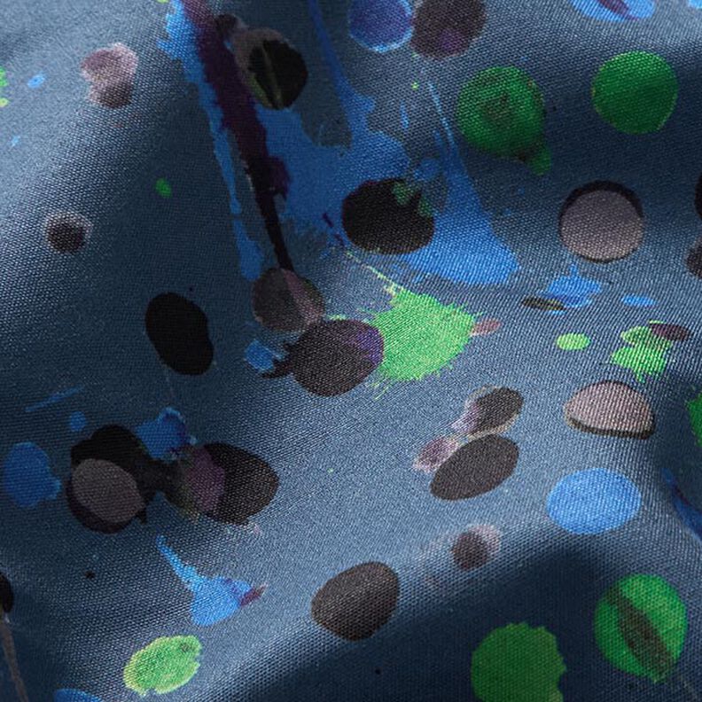 Softshell verlaufende Klekse Digitaldruck – jeansblau/grasgrün,  image number 3