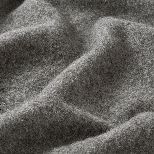 GOTS Merino-Wollfleece kbT- Bio Wolle | Albstoffe – grau,  image number 3