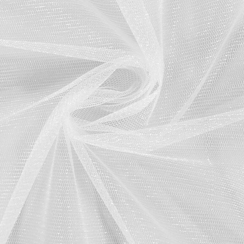 Schimmer-Tüll – weiss,  image number 2