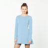 Leichter French Terry Uni – brilliantblau,  thumbnail number 4
