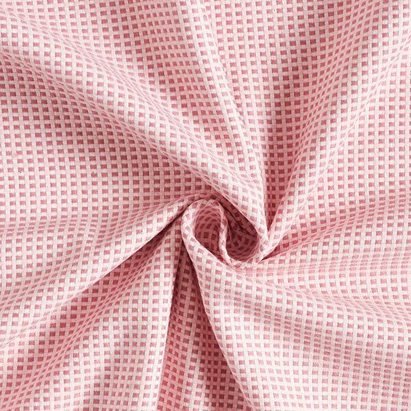 Dekostoff Jacquard Struktur Uni – rosa/weiss, image number 3