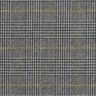 Wollstoff Glencheck – dunkelgrau/gelb,  thumbnail number 1