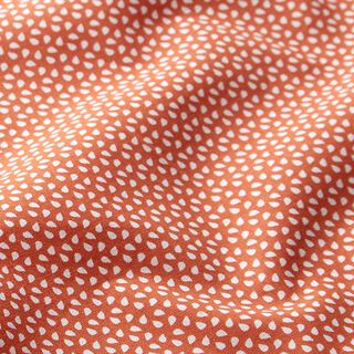 Baumwollstoff Cretonne Tupfen – terracotta, 