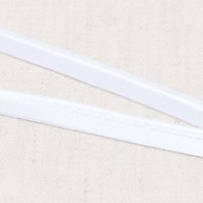 Satin Paspelband [10 mm] – weiss, 