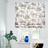 Dekostoff Halbpanama fröhliche Tänzer 280 cm – taupe/weiss,  thumbnail number 6