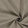 Leinenstoff Ramie-Mix stonewashed, schwere Qualität – dunkeltaupe,  thumbnail number 1