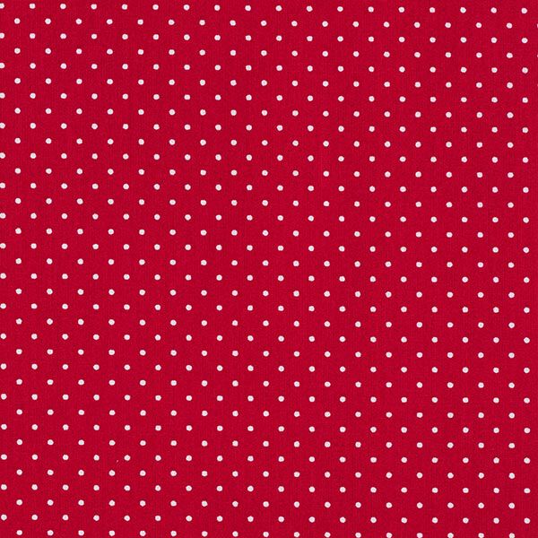 Beschichtete Baumwolle kleine Punkte – rot | Reststück 100cm