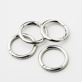O-Ringe [4 Stk. | Ø 32 mm] – silber metallic, 