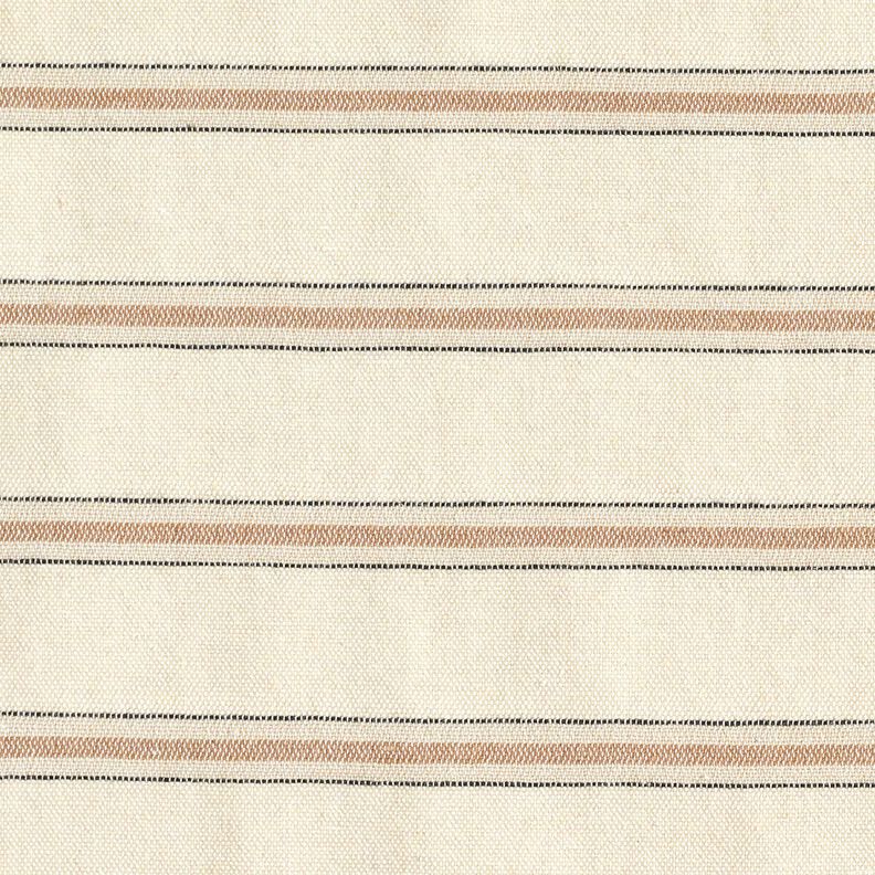 Hemdenstoff Baumwoll-Mix Nadelstreifen – beige/düne,  image number 1