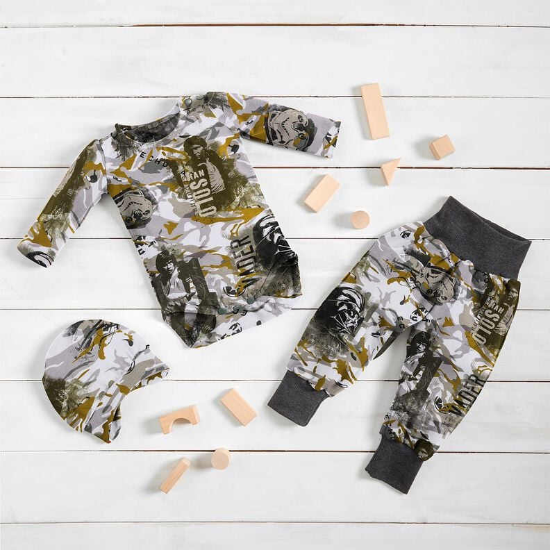 Baumwolljersey Camouflage | Star Wars – wollweiss, image number 7