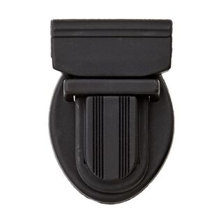Taschenverschluss [ 38x26 mm ] – schwarz, 