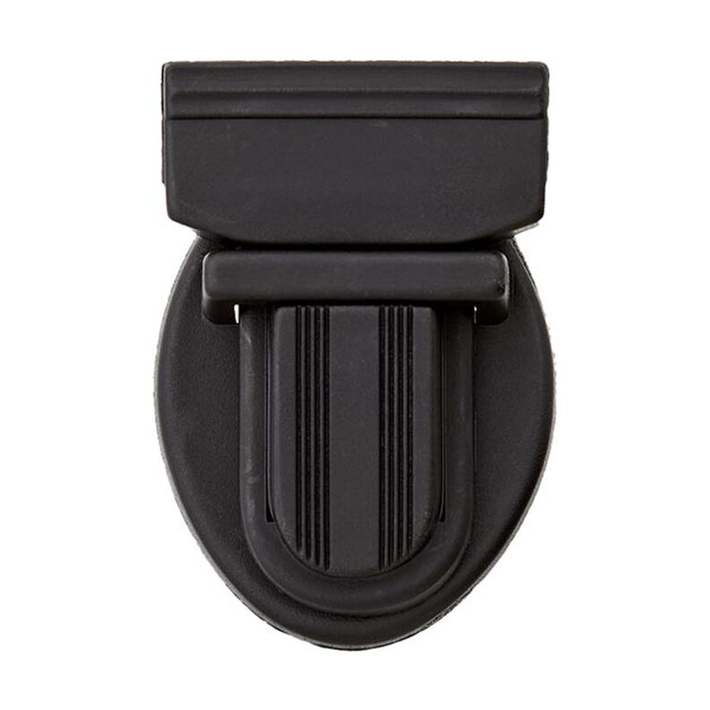 Taschenverschluss [ 38x26 mm ] – schwarz,  image number 1