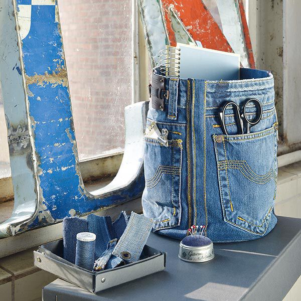 Nähfaden-Set Denim mit 5 Jeans-Nähnadeln von Schmetz [ 100m | 8 Stück ] | Gütermann creativ –,  image number 14