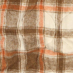 Steppstoff Flanell Karo | Poppy Fabrics – beige, 