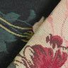 Dekostoff Gobelin Blumen-Bouquet – schwarz/karminrot,  thumbnail number 4