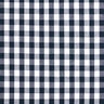 Baumwollstoff Vichykaro 1 cm – schwarzblau/weiss,  thumbnail number 1