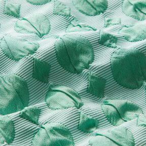 Cloqué Punkte und Rauten – salbei/eisblau, 