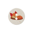 Polyesterknopf 2-Loch Recycling Fuchs [Ø15 mm] – beige, 
