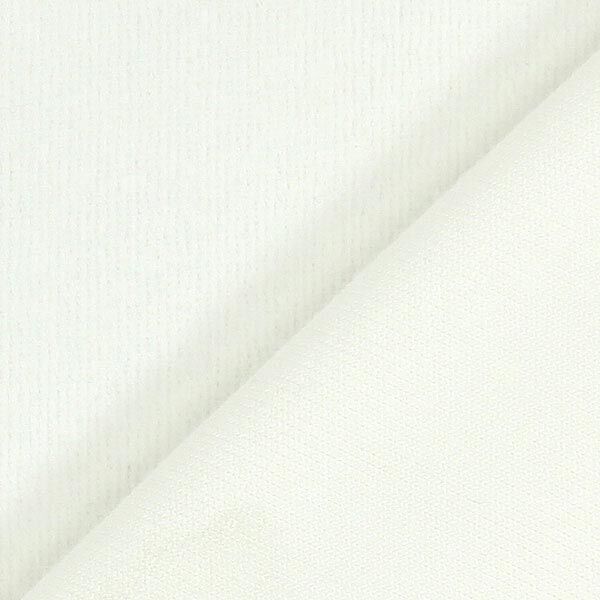 Nicki Stoff Uni – wollweiss | Reststück 50cm