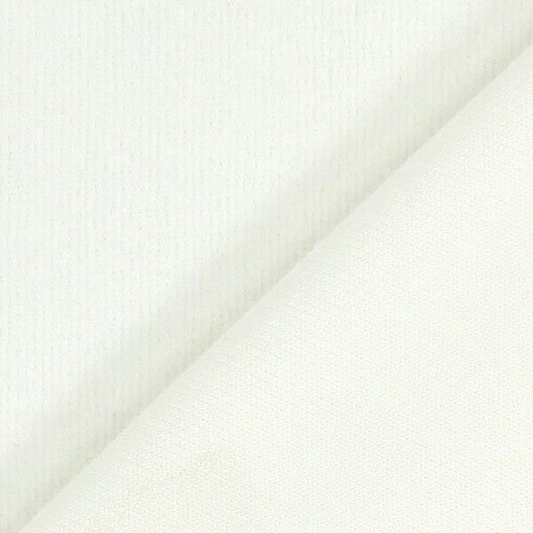 Nicki Stoff Uni – wollweiss | Reststück 50cm