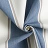 Outdoorstoff Canvas feine Streifen – wollweiss/blaugrau,  thumbnail number 3