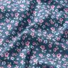 Baumwollstoff Popeline feine Blüten – blau/pastellviolett,  thumbnail number 2