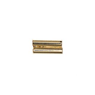 Röhrenverbindungsstück [2x2,3mm], Jewellery Made by Me | Rico Design - gold, 