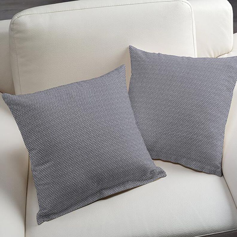 Möbelstoff Jacquard Miniraute – blau,  image number 5
