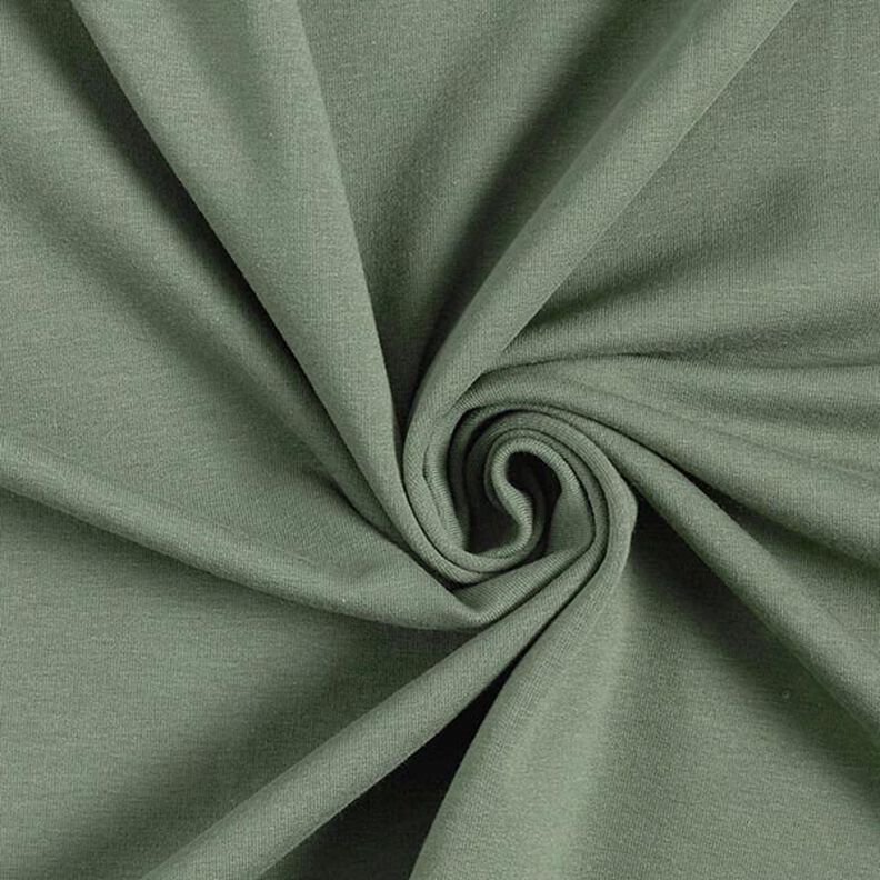 Leichter Baumwollsweat Uni – pinie, image number 1