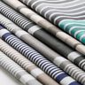 Outdoorstoff Canvas Streifen – marineblau/weiss,  thumbnail number 7