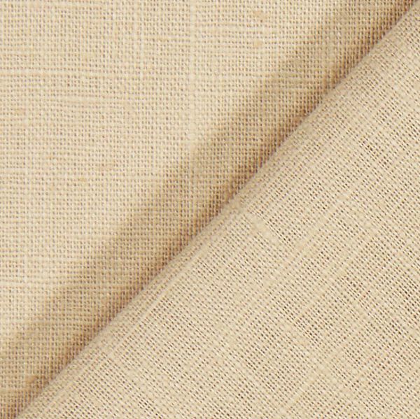 Leinen Medium – sand | Reststück 100cm