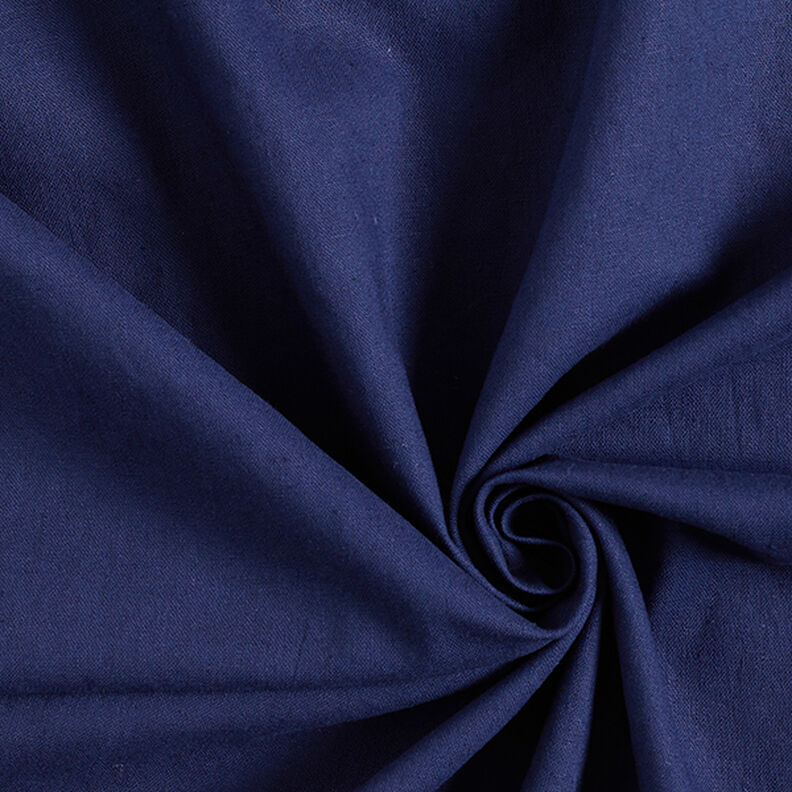 Leinen-Baumwoll-Mix Uni – marineblau,  image number 1