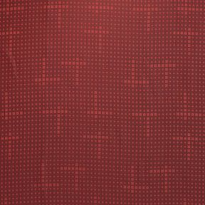 Futterstoff Jacquard unregelmäßige Kästchen – karminrot, 