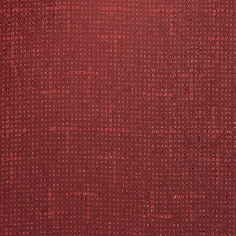 Futterstoff Jacquard unregelmäßige Kästchen – karminrot,  image number 1