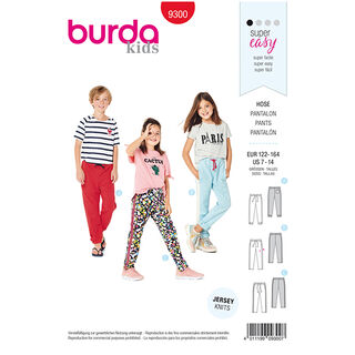 Sweatpants | Burda 9300 | 122-164, 
