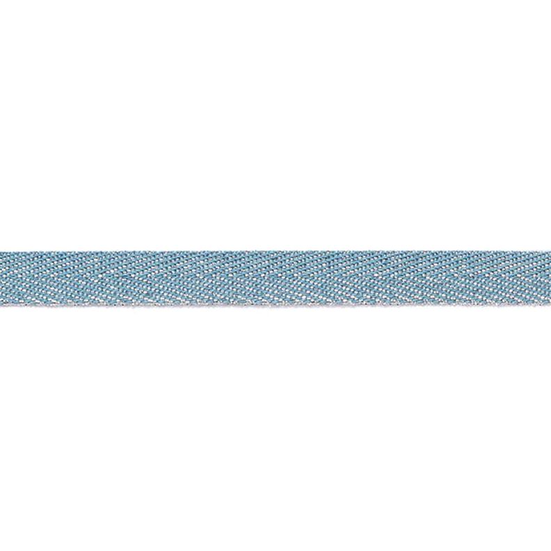 Webband Metallic [9 mm] – brilliantblau/silber metallic,  image number 2