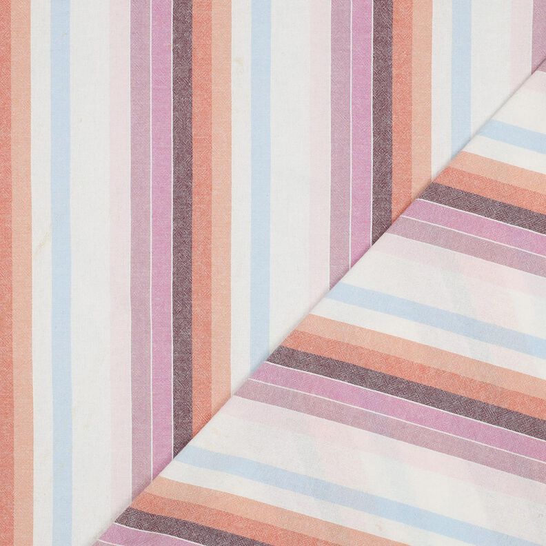 Baumwollstoff Pastellstreifen buntgewebt,  image number 4