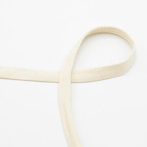 Flachkordel Hoodie Baumwolle [15 mm] – wollweiss, 