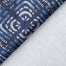 Dekostoff Canvas Batik-Fliesen – indigo/weiss,  thumbnail number 4