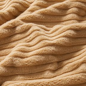 Kunstfell breite Querstreifen – beige, 