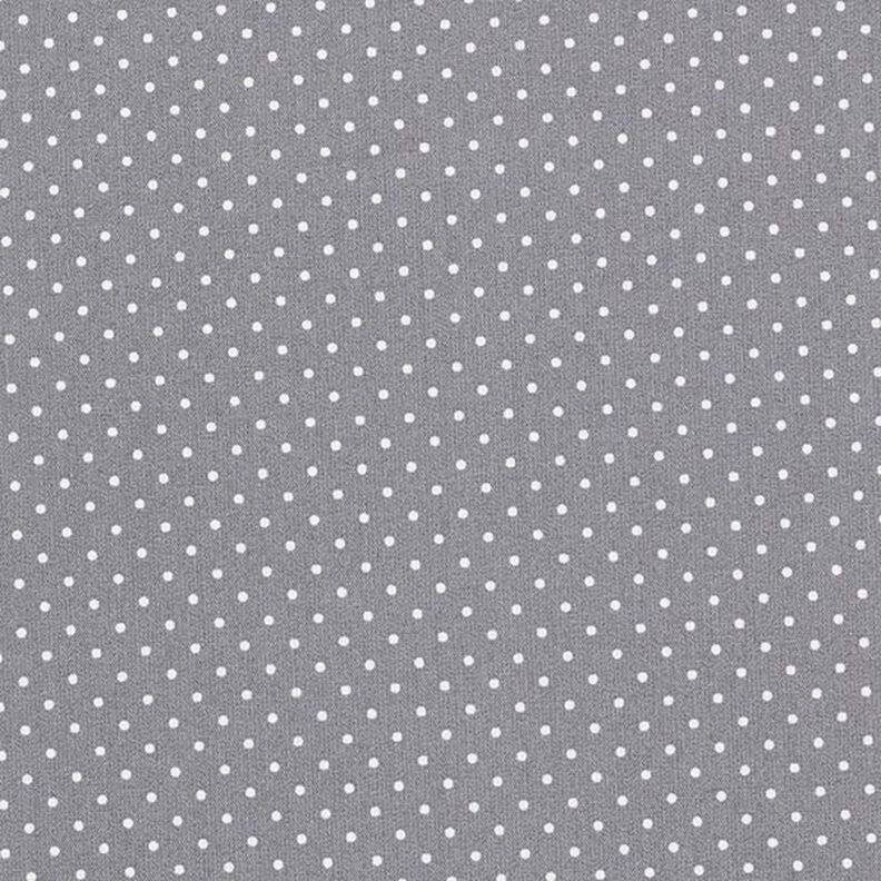 Beschichtete Baumwolle kleine Punkte – grau,  image number 1