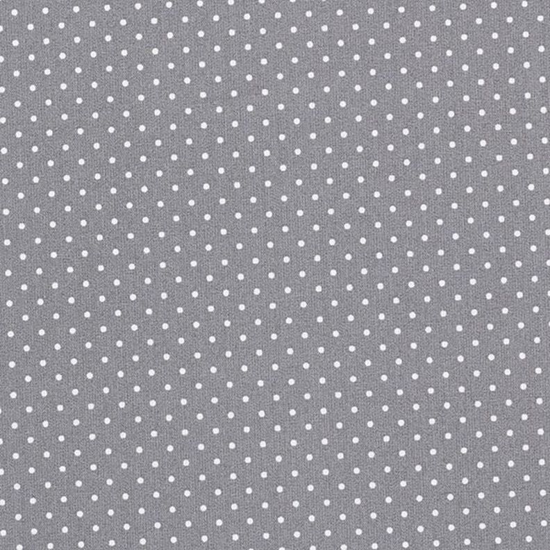 Beschichtete Baumwolle kleine Punkte – grau,  image number 1