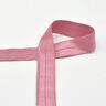 Elastisches Einfassband (Falzgummi) glänzend [20 mm] – dunkelaltrosa,  thumbnail number 1