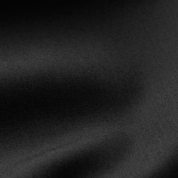 Polyester-Baumwoll-Mix pflegeleicht – schwarz | Reststück 100cm