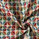 Dekostoff Gobelin bunte Rauten – hellbeige/karminrot,  thumbnail number 3