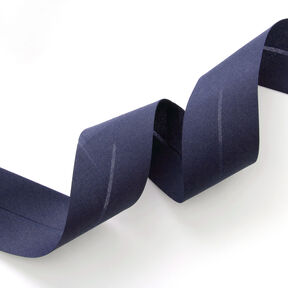 Schrägband Polycotton [50 mm] – marineblau, 